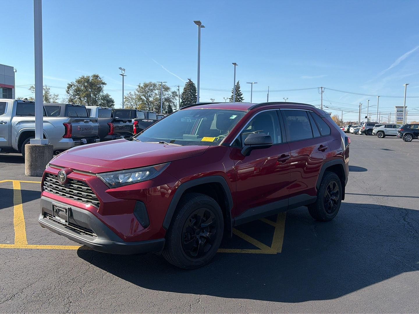 Used 2019 Ruby Flare Pearl Toyota LE image 7