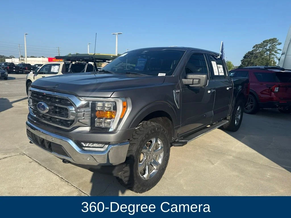 Used 2022 Carbonized Gray Metallic Ford XLT image 3