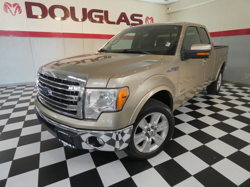 Used 2013 PALE ADOBE METALLIC Ford Supercab Lariat image 1