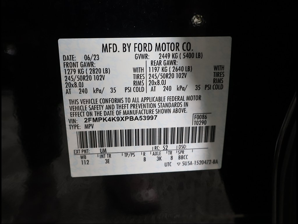 Used 2023 Agate Black Ford Titanium image 16