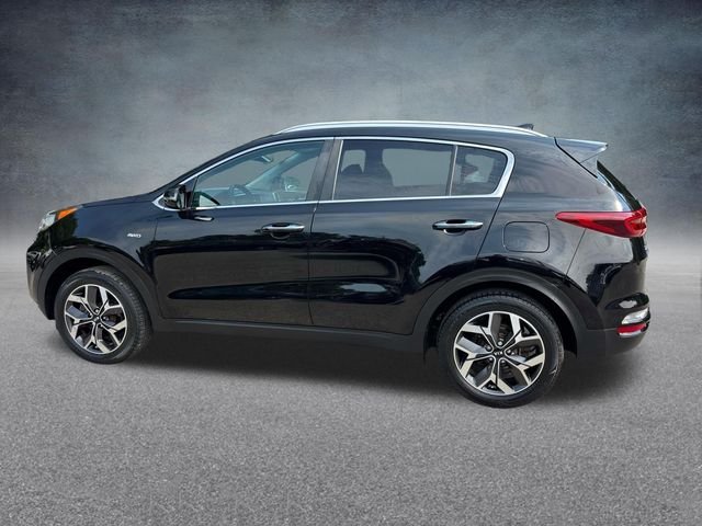 Used 2021 Black Cherry Kia EX image 4