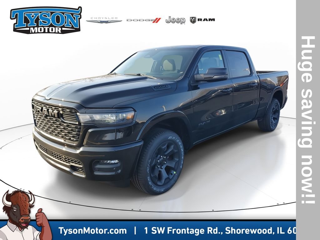 New 2026 Diamond Black Crystal Pearlcoat RAM Big Horn/Lone Star image 2