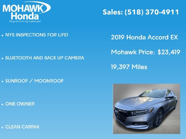 Used 2019 Lunar Silver Metallic Honda EX image 6