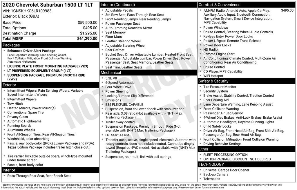 Used 2020 Black Chevrolet LT image 6