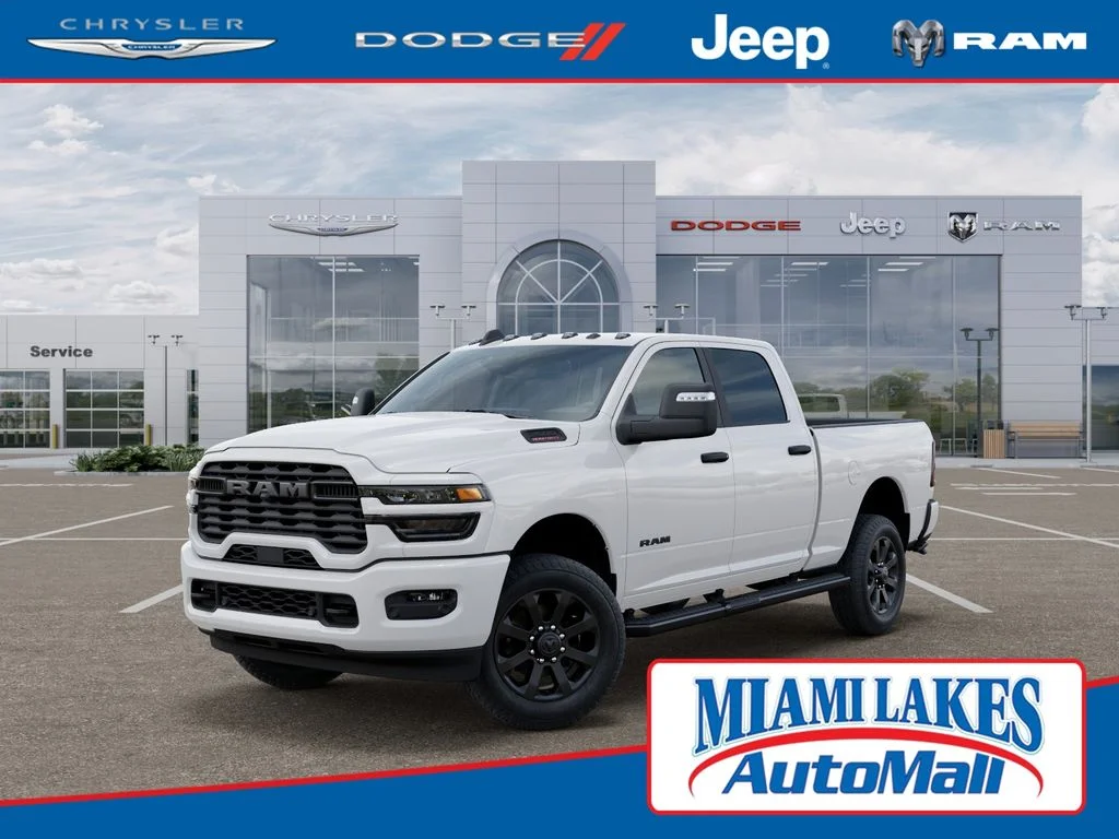 New 2026 Bright White Clear-Coat Exterior Paint RAM Big Horn image 1