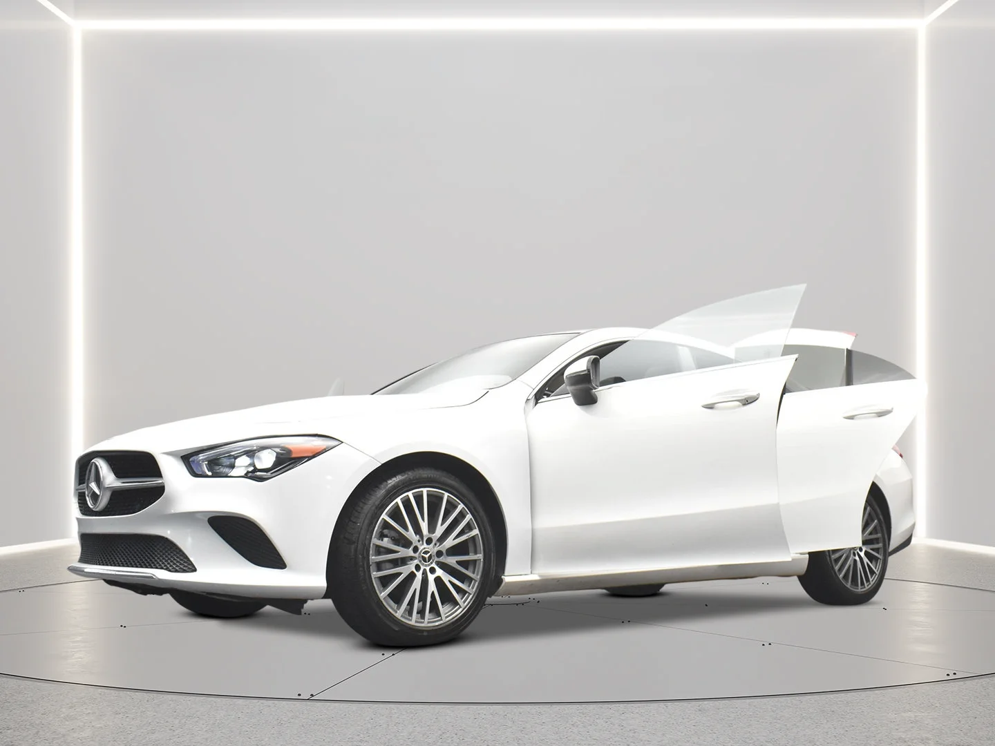 Used 2021 Polar White Mercedes-Benz CLA 250 image 2