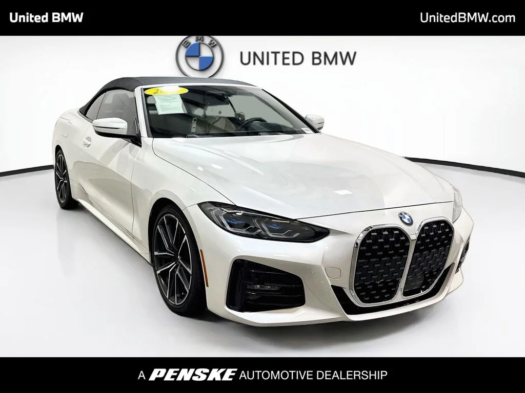 Used 2021 White Metallic BMW 430i image 3