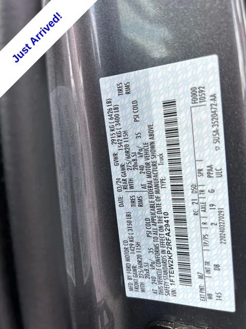 Used 2024 Gray Ford STX image 34