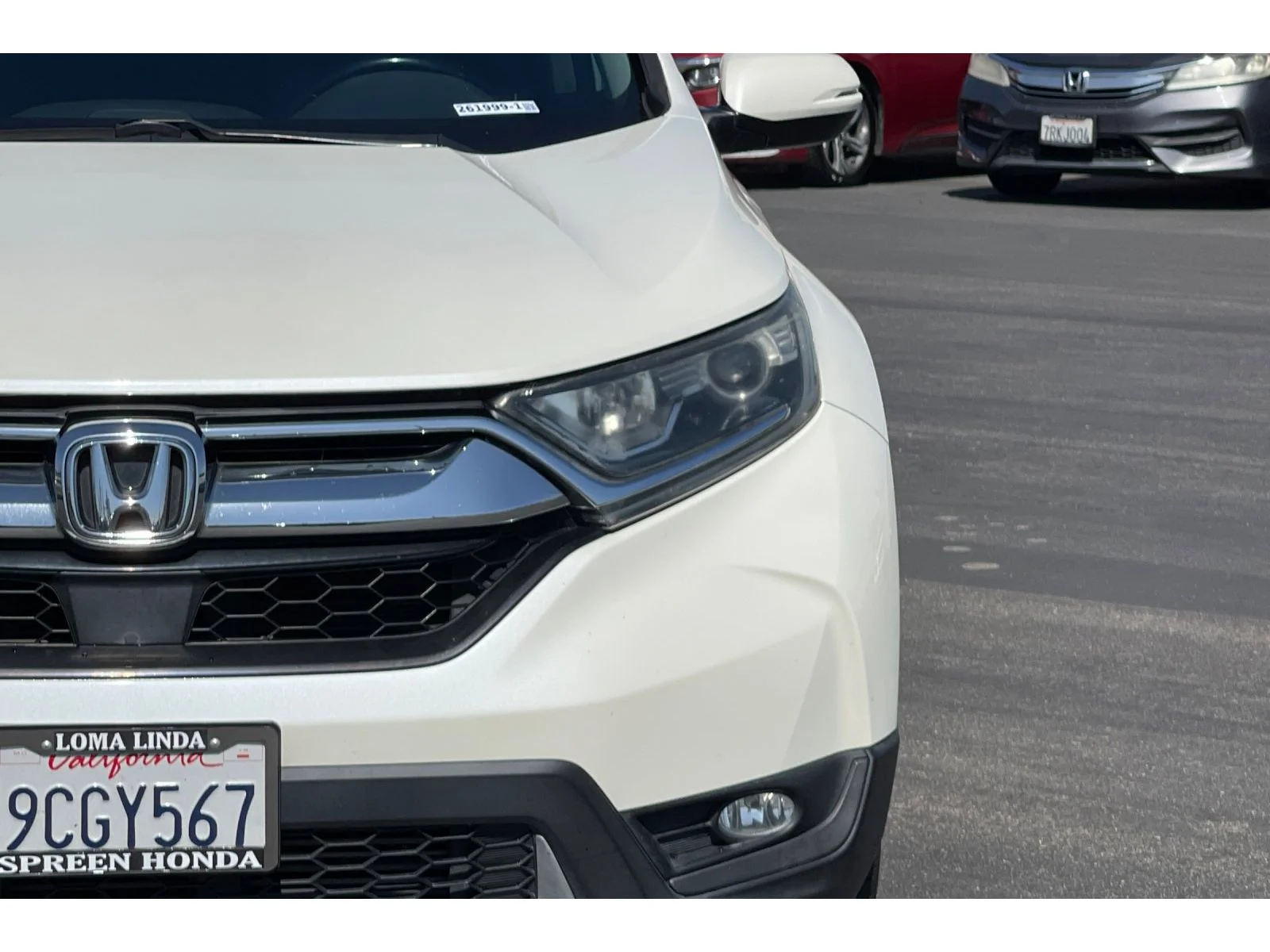 Used 2018 White Diamond Pearl Honda EX-L image 19