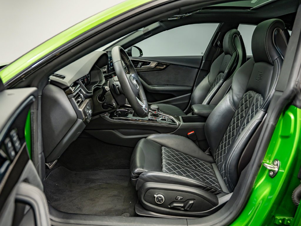 Used 2023 Java Green Metallic Audi Premium Plus image 36