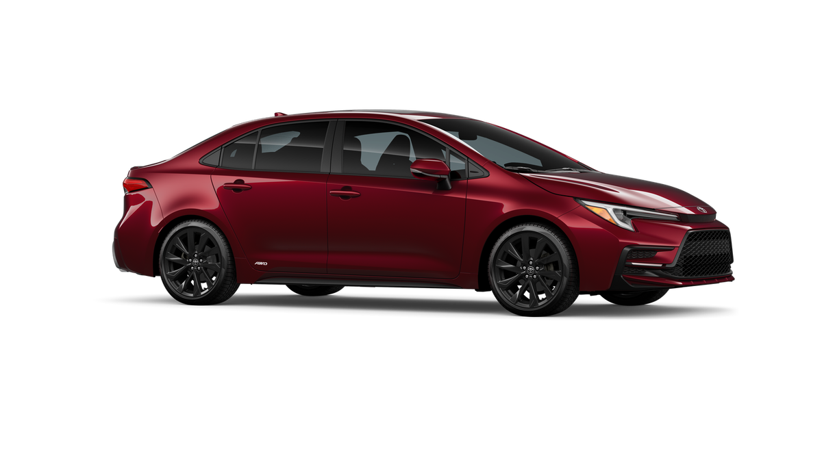 New 2026 Ruby Flare Pearl Toyota Hybrid SE image 13