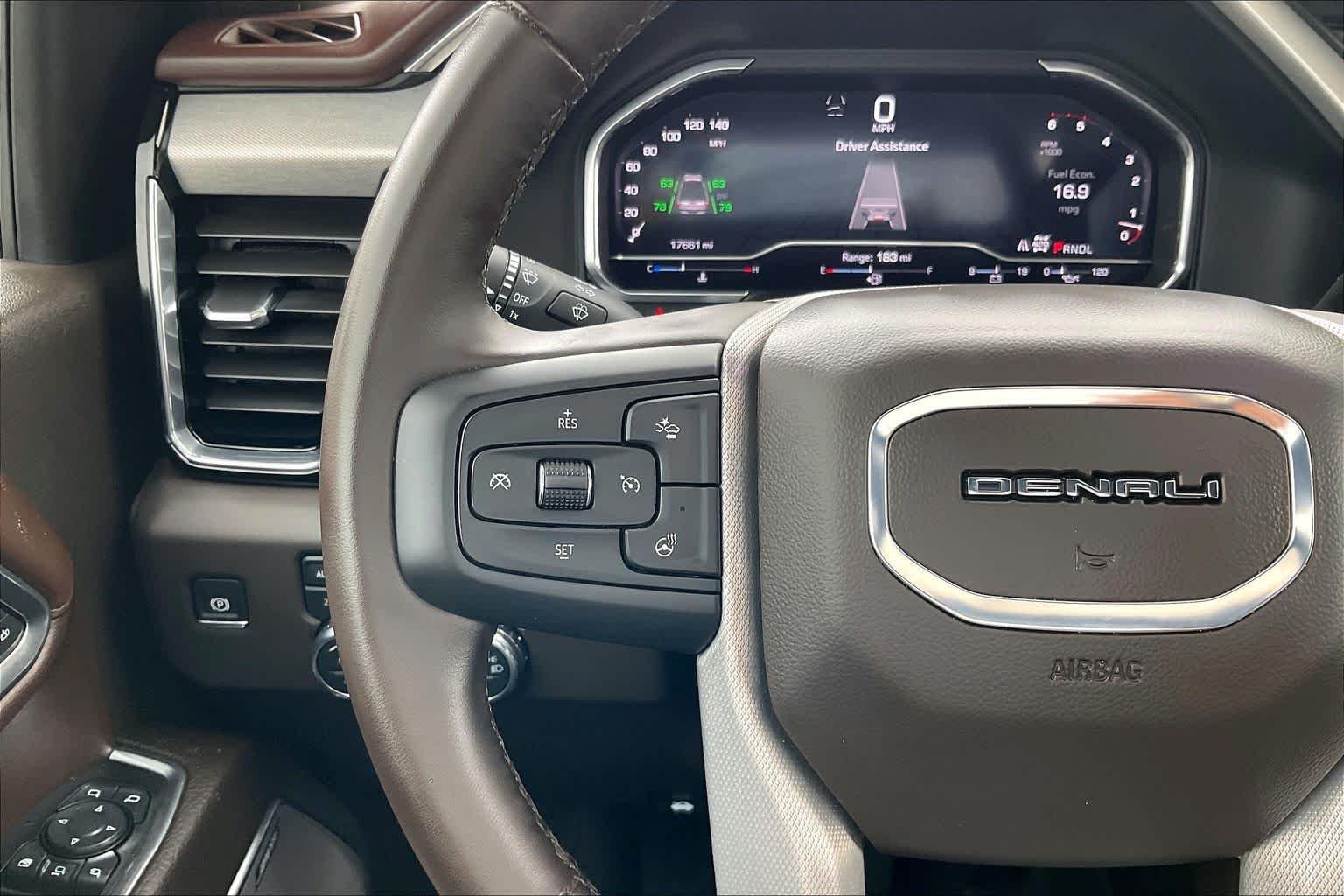 Used 2024 White Frost Tricoat GMC Denali image 24