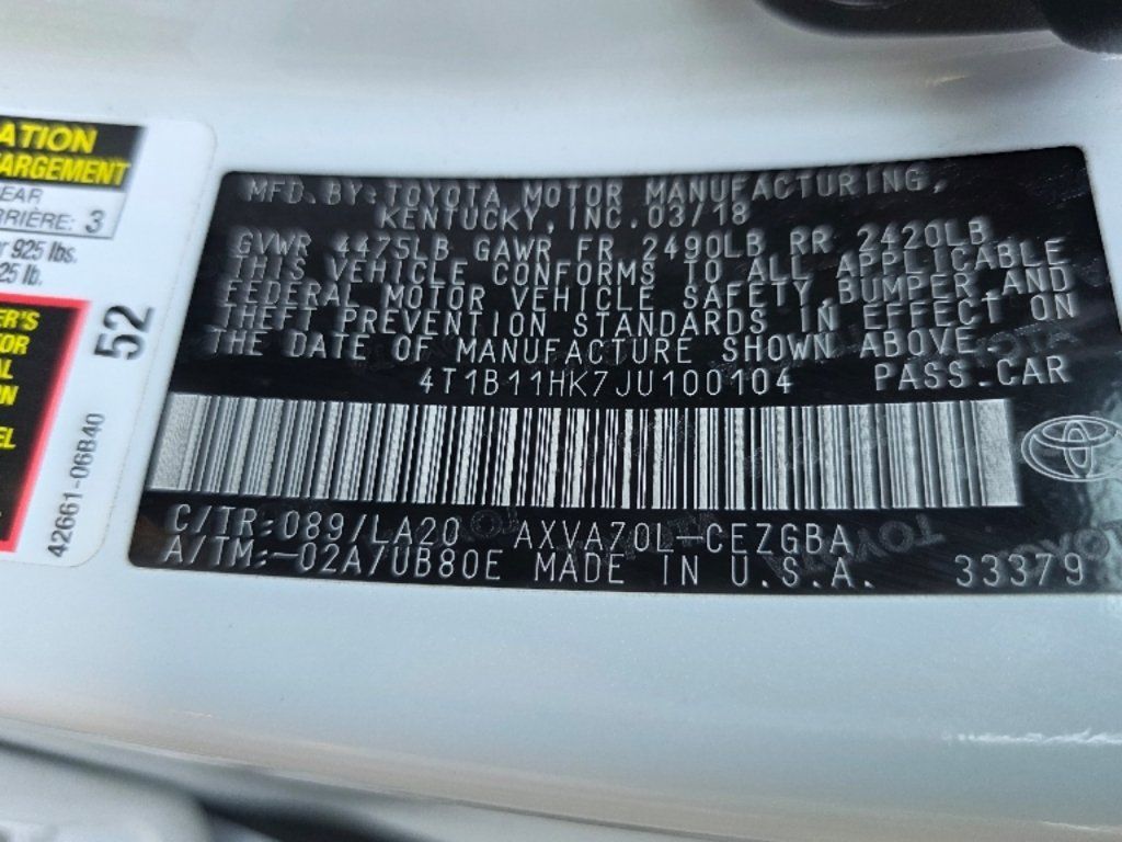 2018 Toyota Camry XLE - Photo 35