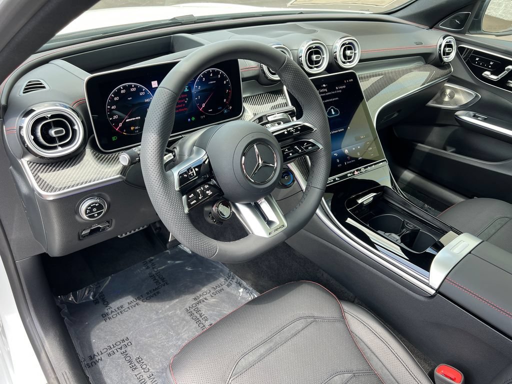 New 2026 MANUFAKTUR Moonlight White Metallic Mercedes-Benz AMG® C 43 4MATIC Sedan image 52