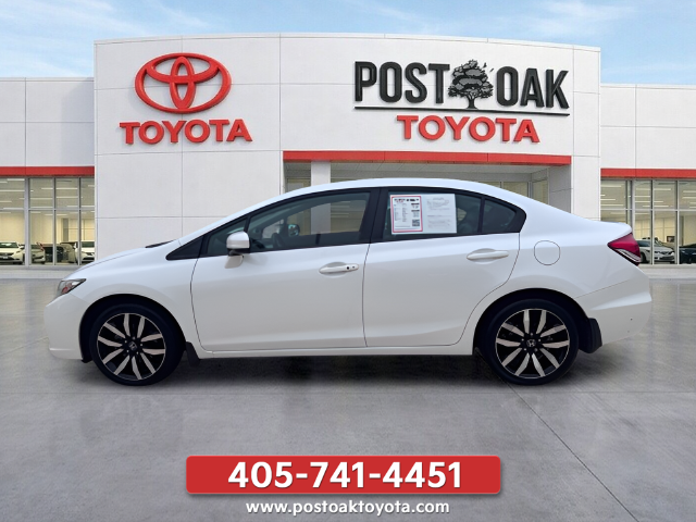 Used 2015 Honda Civic EX-L with VIN 19XFB2F98FE064468 for sale in Midwest City, OK
