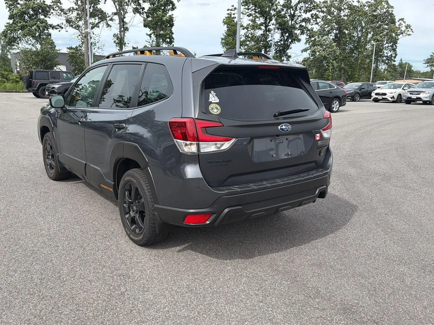 Used 2024 Magnetite Gray Metallic Subaru Wilderness image 6