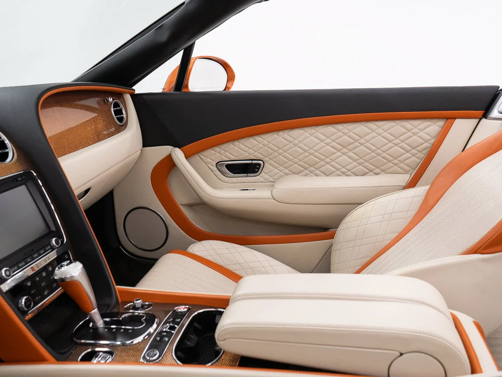 Certified Used 2017 Orange Flame over Ghost White by Mulliner PCG Bentley W12 Convertible image 31