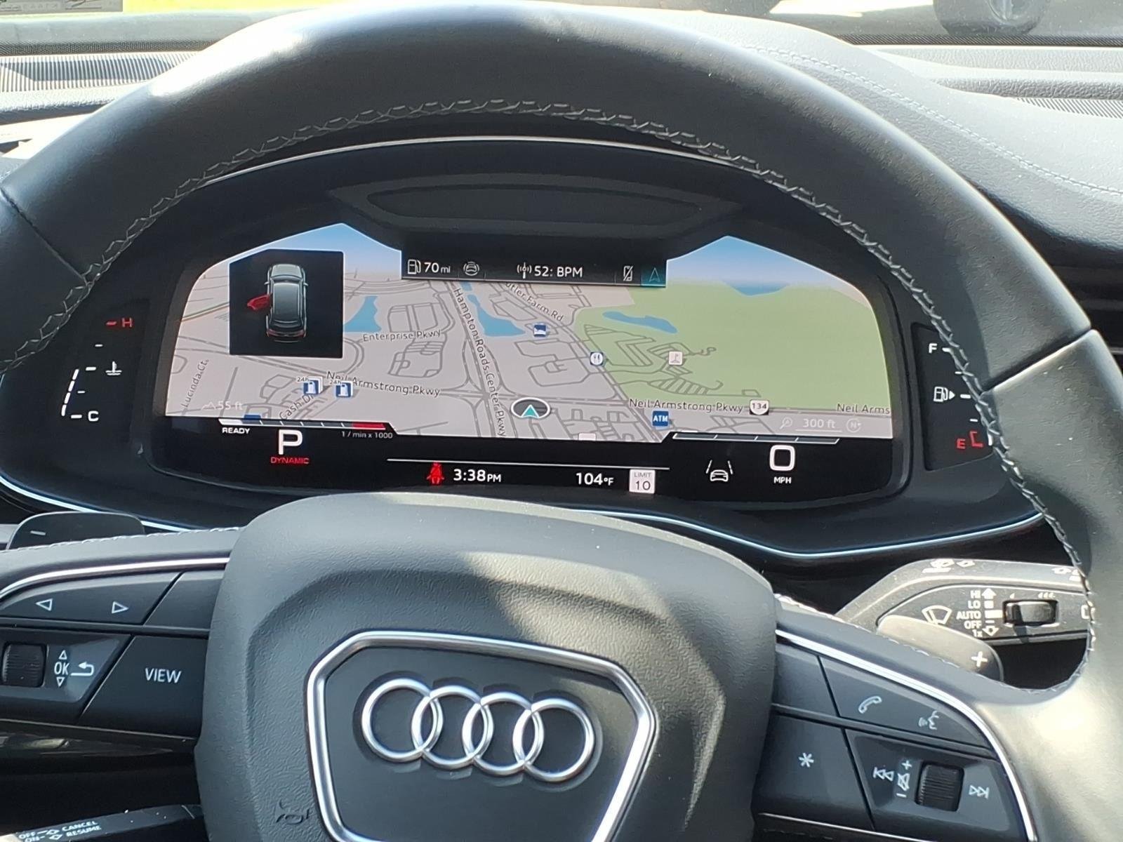 Used 2025 Waitomo Blue Metallic Audi Premium Plus image 13