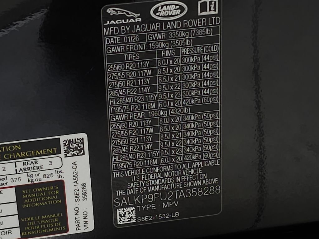 Used 2026 Black Land Rover SE image 46