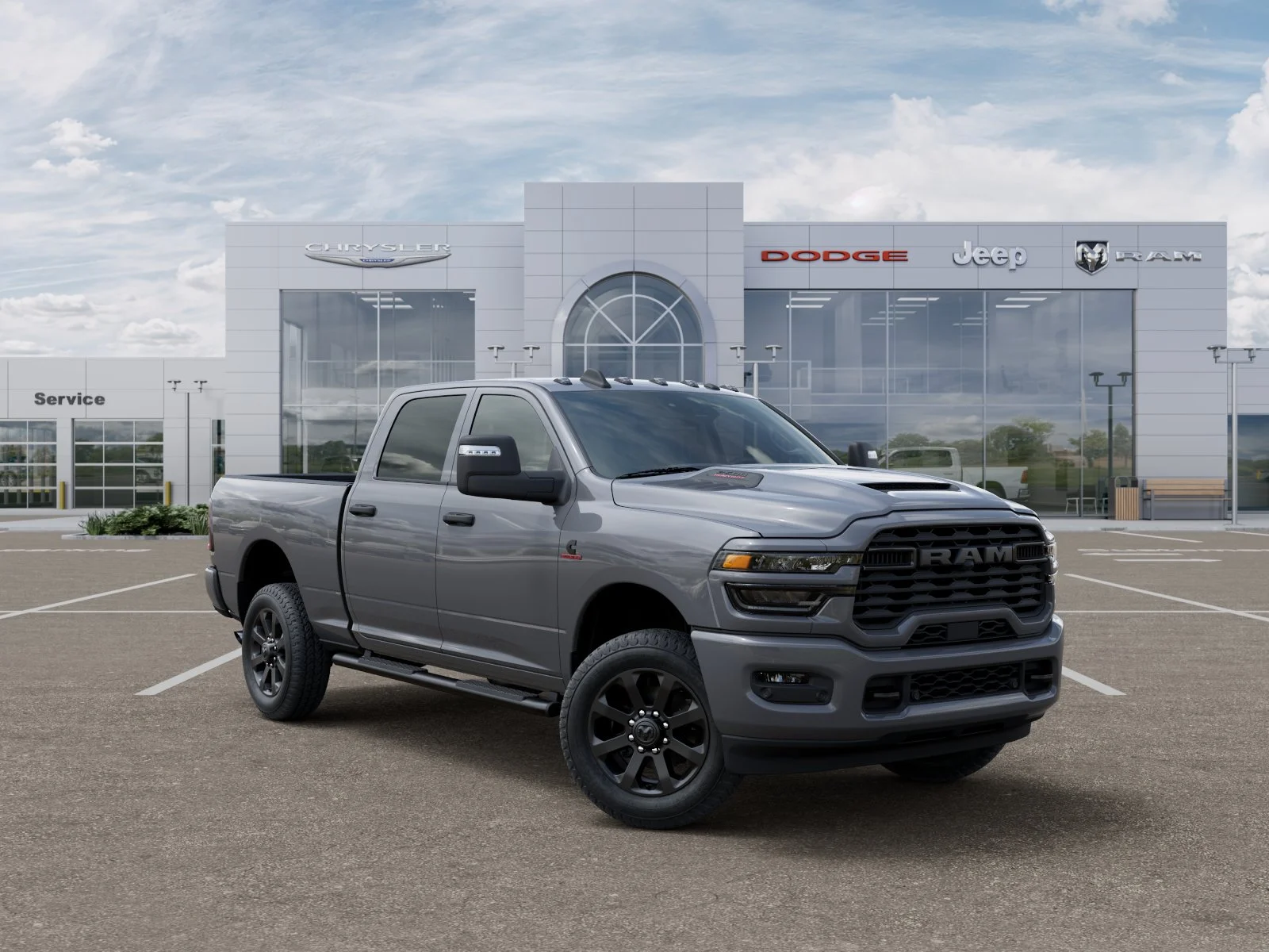 New 2026 Ceramic Gray Clear-Coat Exterior Paint RAM Tradesman image 28