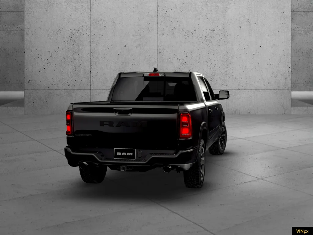 New 2026 Diamond Black Crystal Pearl-Coat Exterior Paint RAM Big Horn/Lone Star image 11