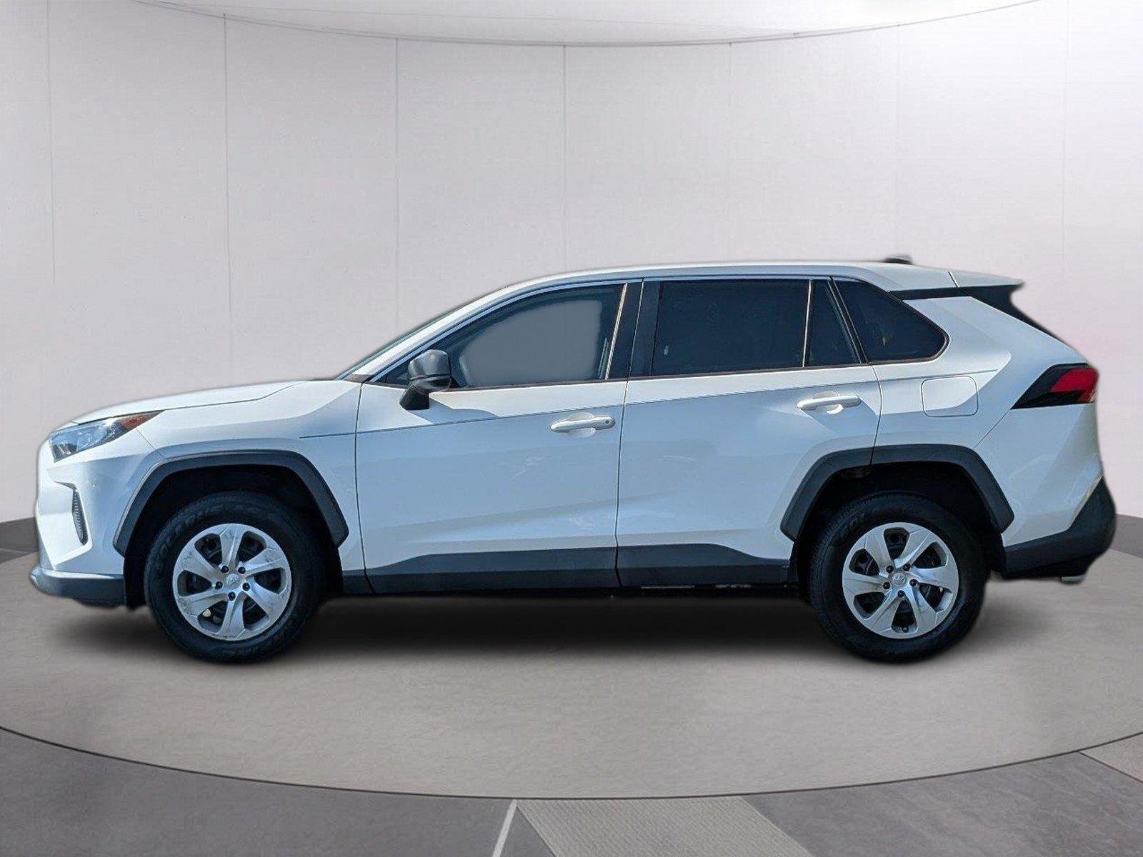 Used 2019 Super White Toyota LE image 2