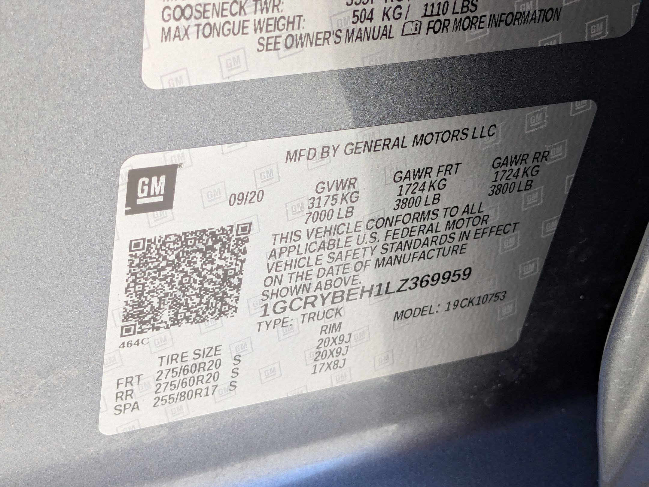 Certified Used 2020 SATIN STEEL METALLIC Chevrolet Custom image 29