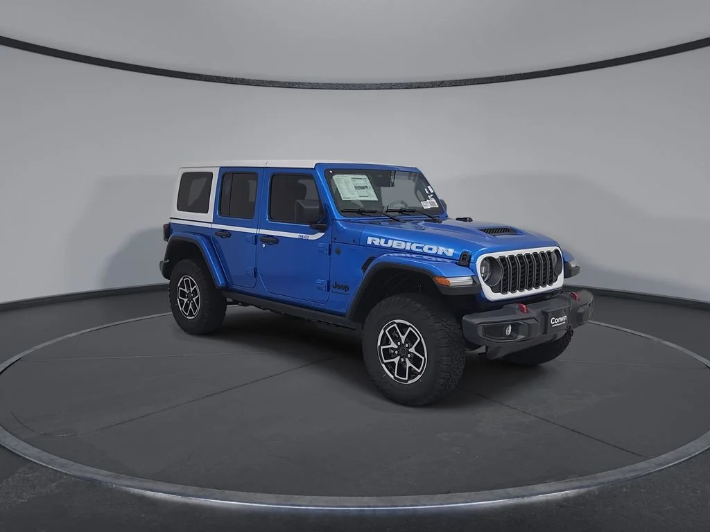 New 2026 Hydro Blue Pearl-Coat Exterior Paint Jeep Rubicon image 3