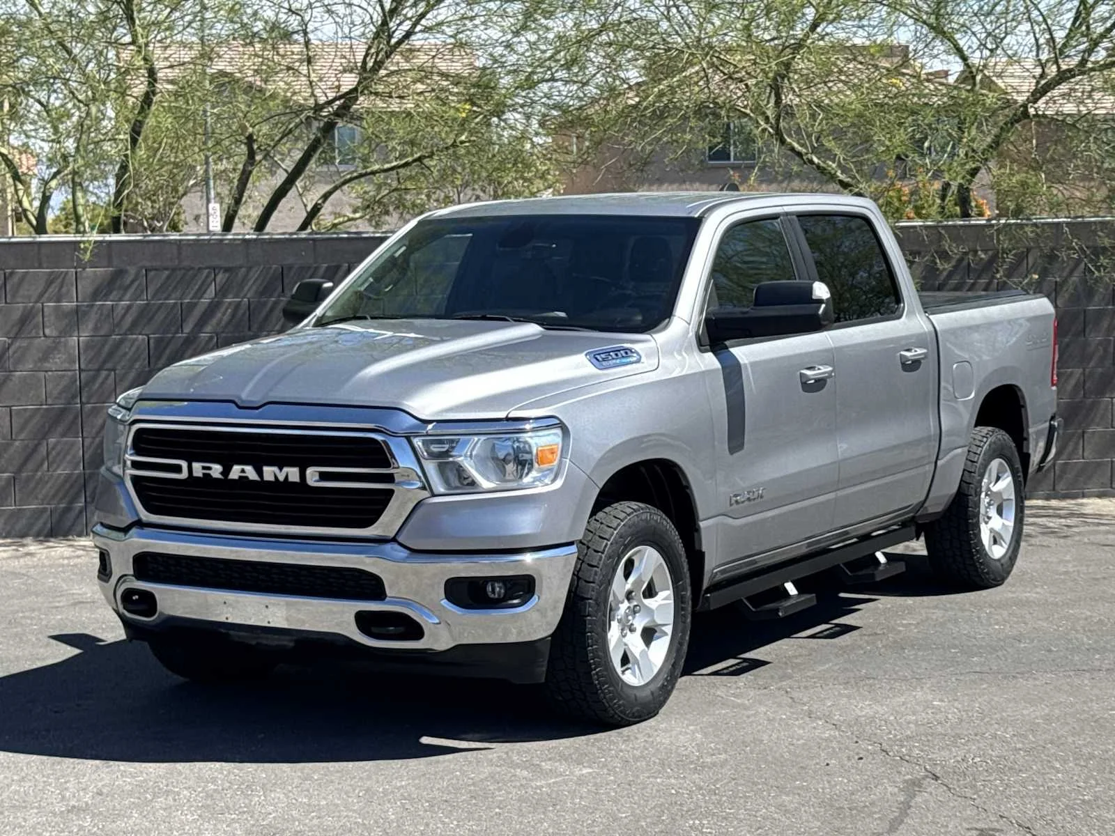 Used 2021 Billet Silver Metallic Clearcoat Ram Big Horn image 4