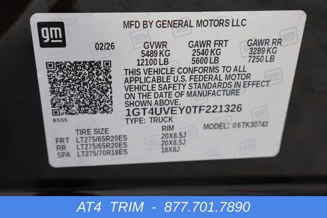 New 2026 Onyx Black GMC AT4 image 31