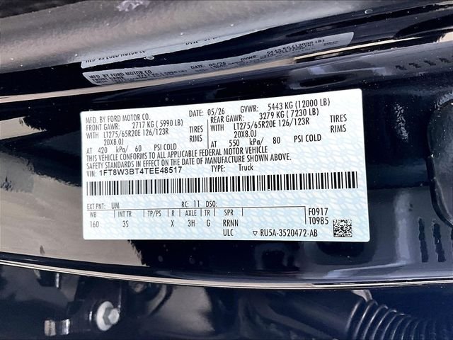 New 2026 Agate Black Metallic Ford XLT image 29