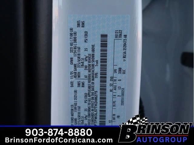 New 2026 Oxford White Ford XLT image 43