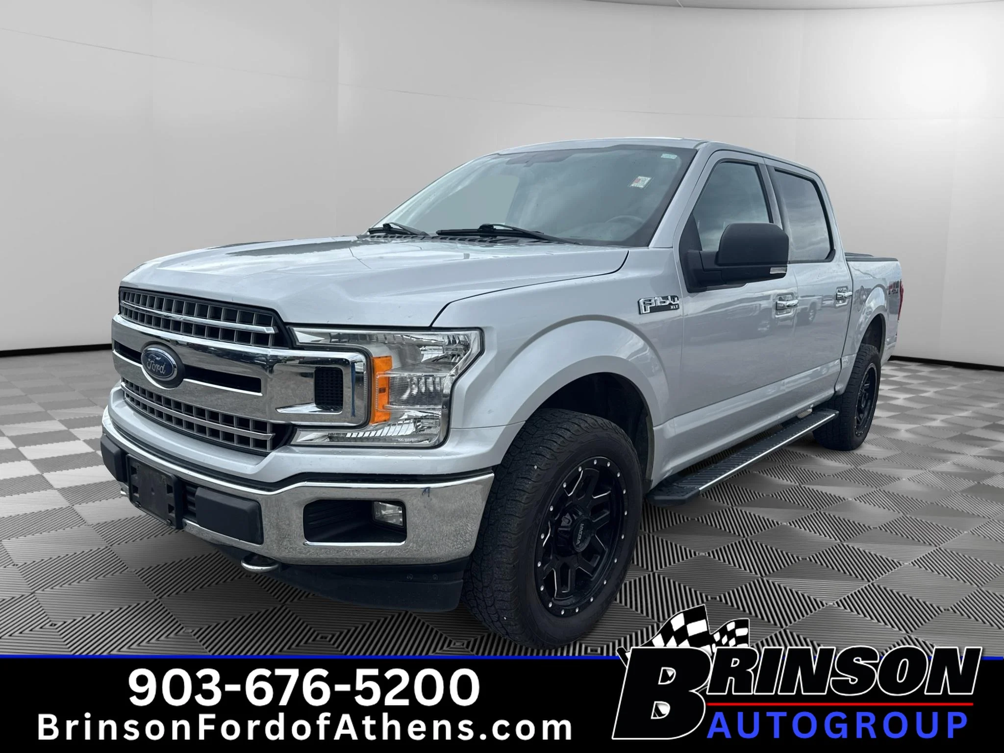 Used 2018 Ingot Silver Metallic Ford XLT image 1