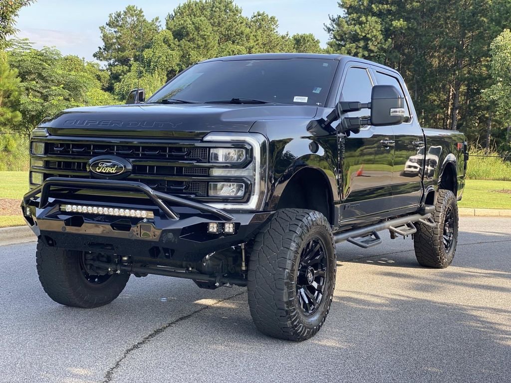 Used 2023 Agate Black Metallic Ford Lariat image 8