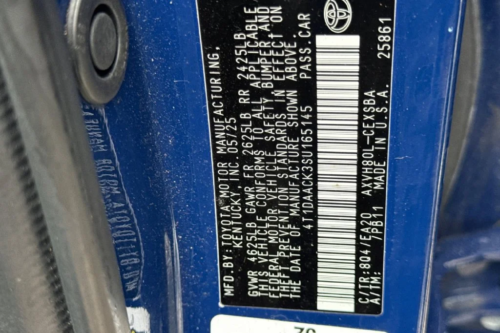 Used 2025 Blue Toyota SE image 35