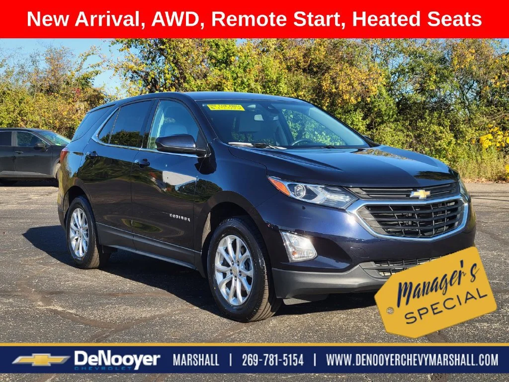 Used 2020 Chevrolet Equinox 2FL with VIN 2GNAXTEV2L6236061 for sale in Marshall, MI