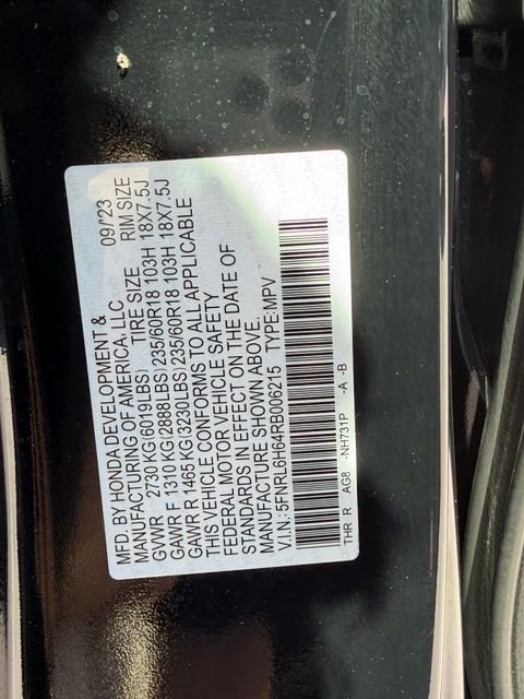 Used 2024 Black Honda EX-L image 31