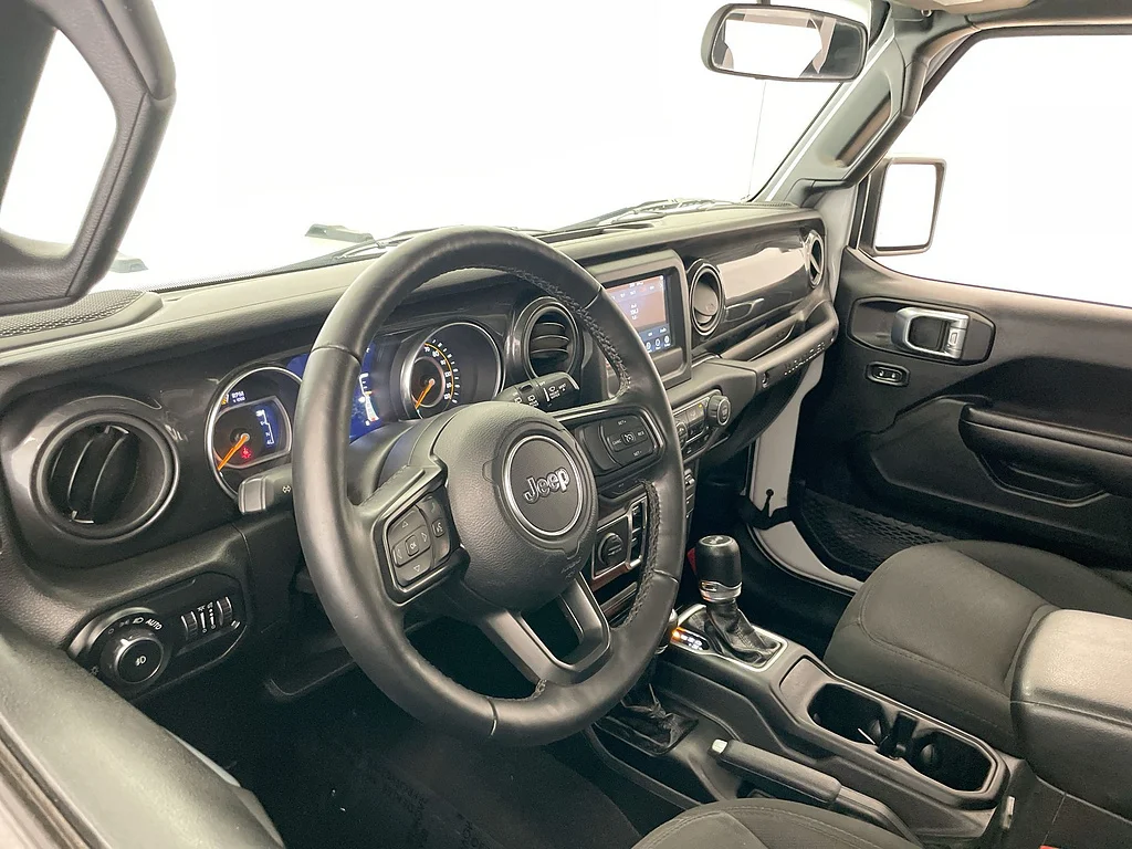 Used 2021 Bright White Clear Coat Jeep Willys image 10