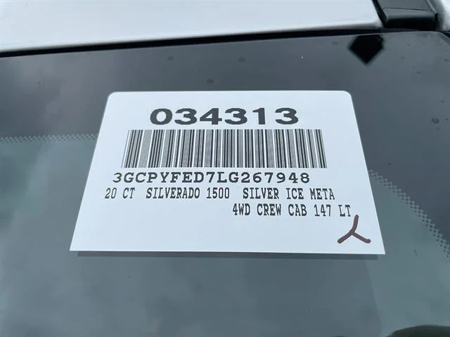 Used 2020 Silver Ice Metallic Chevrolet LT Trail Boss image 34