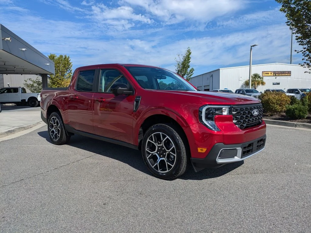 New 2026 Red Ford Lariat image 2