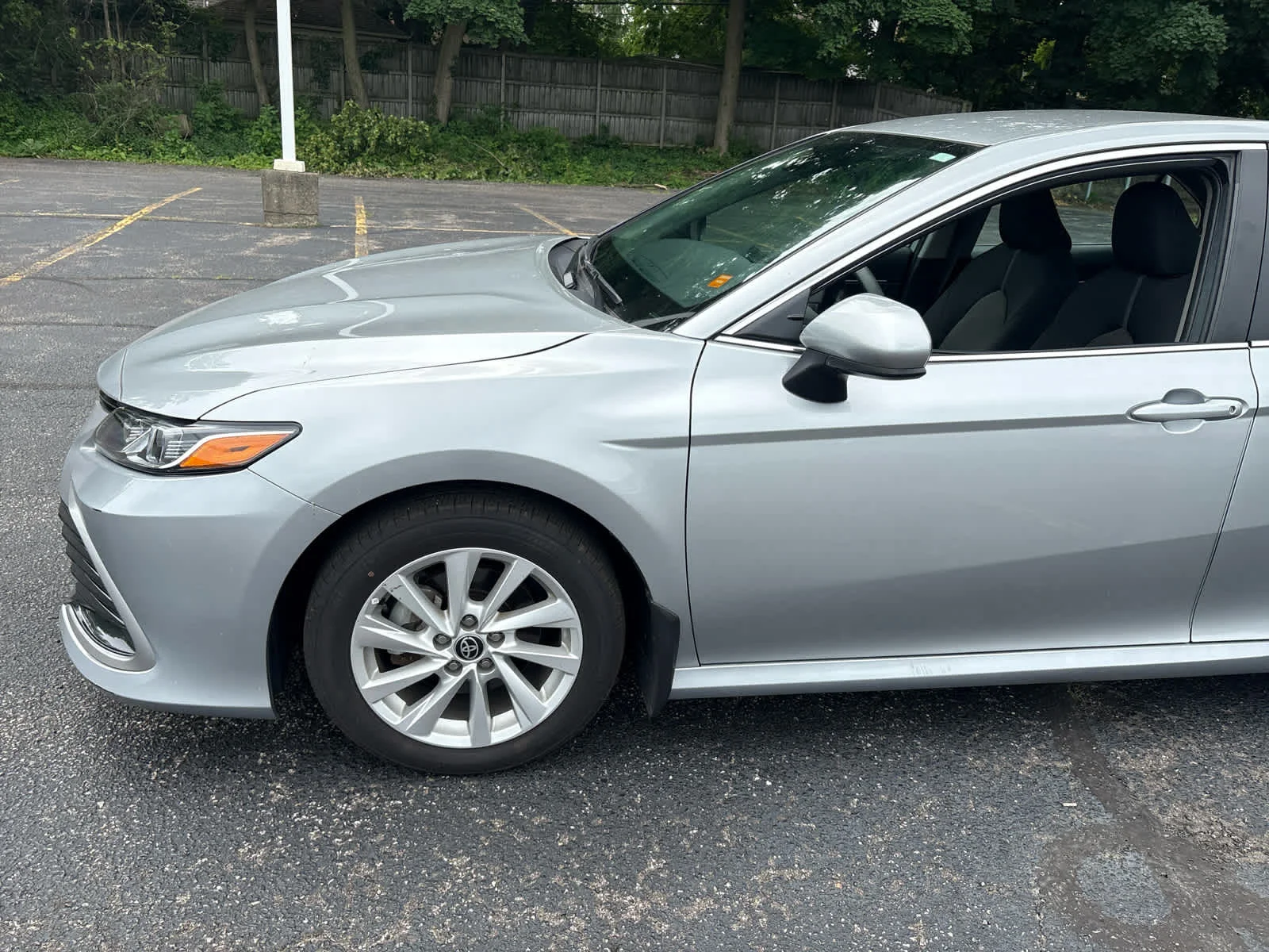 Used 2024 Celestial Silver Metallic Toyota LE image 2