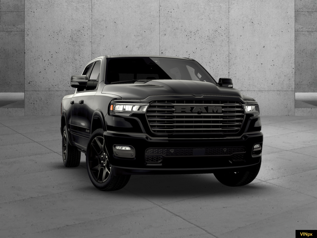 New 2026 Diamond Black Crystal Pearl-Coat Exterior Paint RAM Laramie image 15