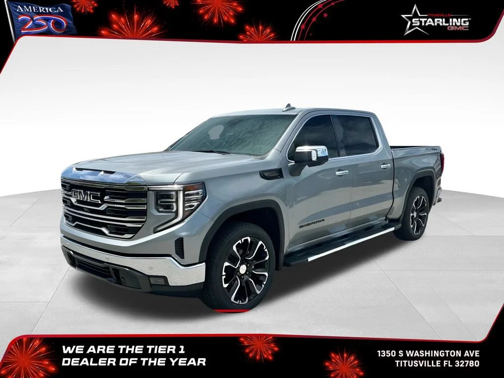 New 2026 Sterling Metallic GMC SLT image 1
