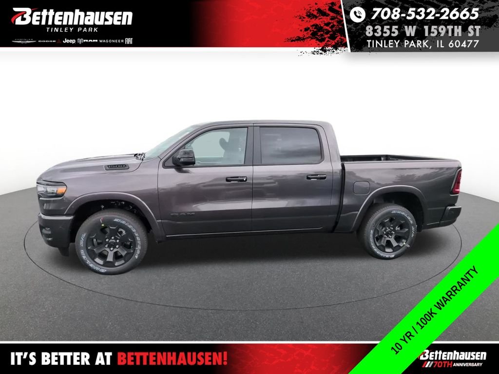 New 2026 Granite Crystal Metallic Clear-Coat Exterior Paint RAM Big Horn image 10