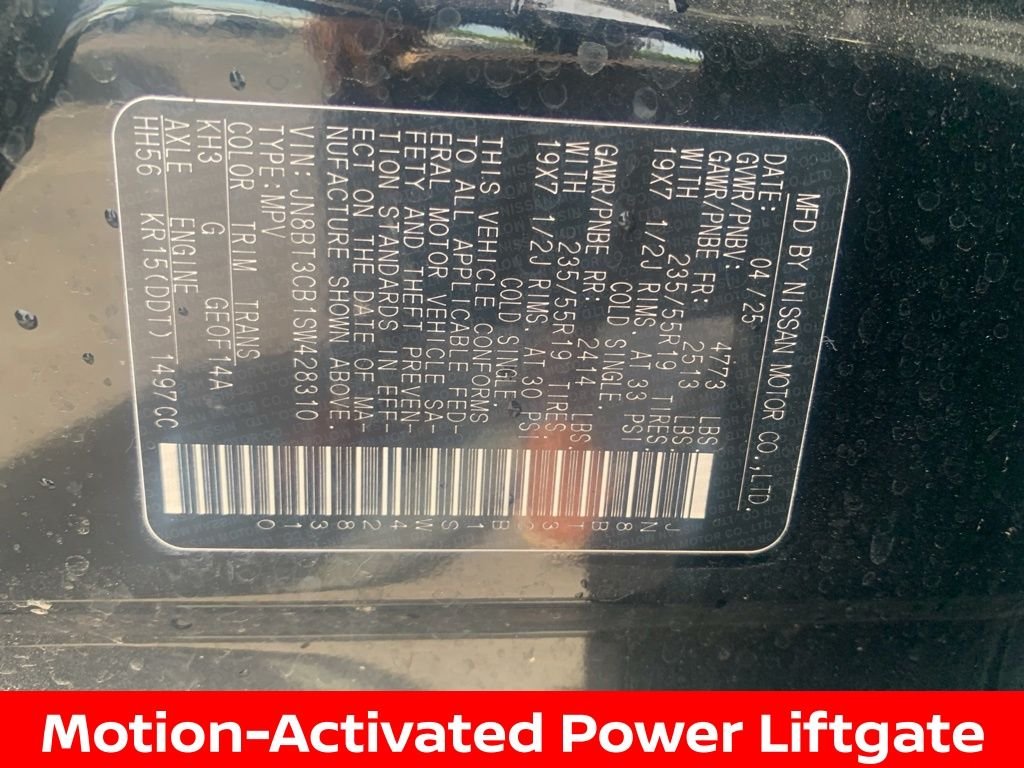 Certified Used 2025 Black Nissan SL image 10