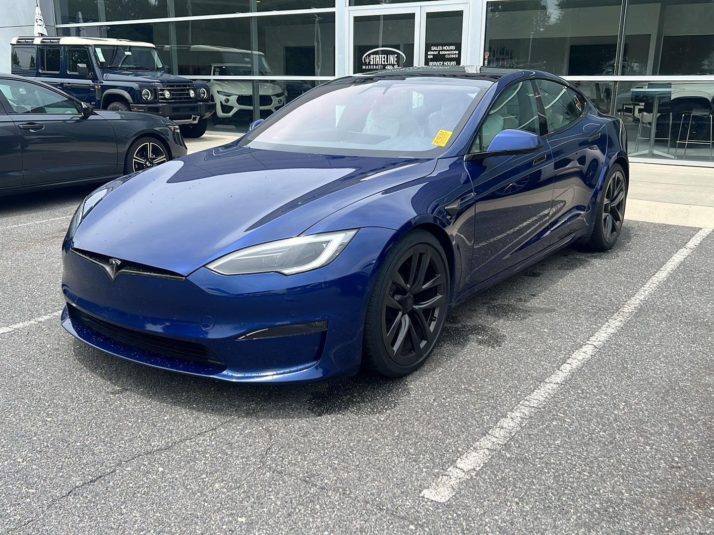 Used 2022 Deep Blue Metallic Tesla Base image 1
