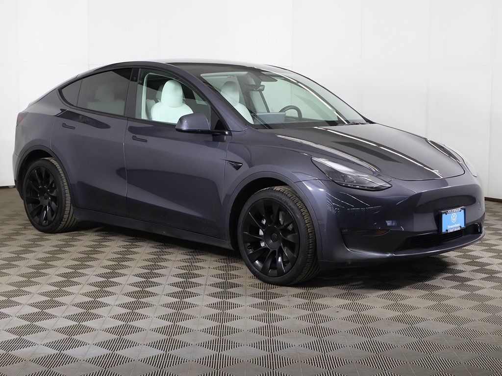 Used 2023 Tesla Model Y Long Range with VIN 7SAYGAEE0PF641849 for sale in Streetsboro, OH
