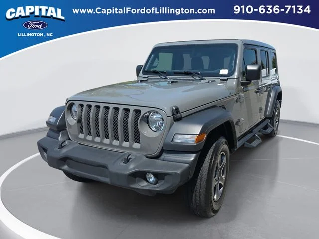 Used 2023 Gray Jeep Sport S image 1
