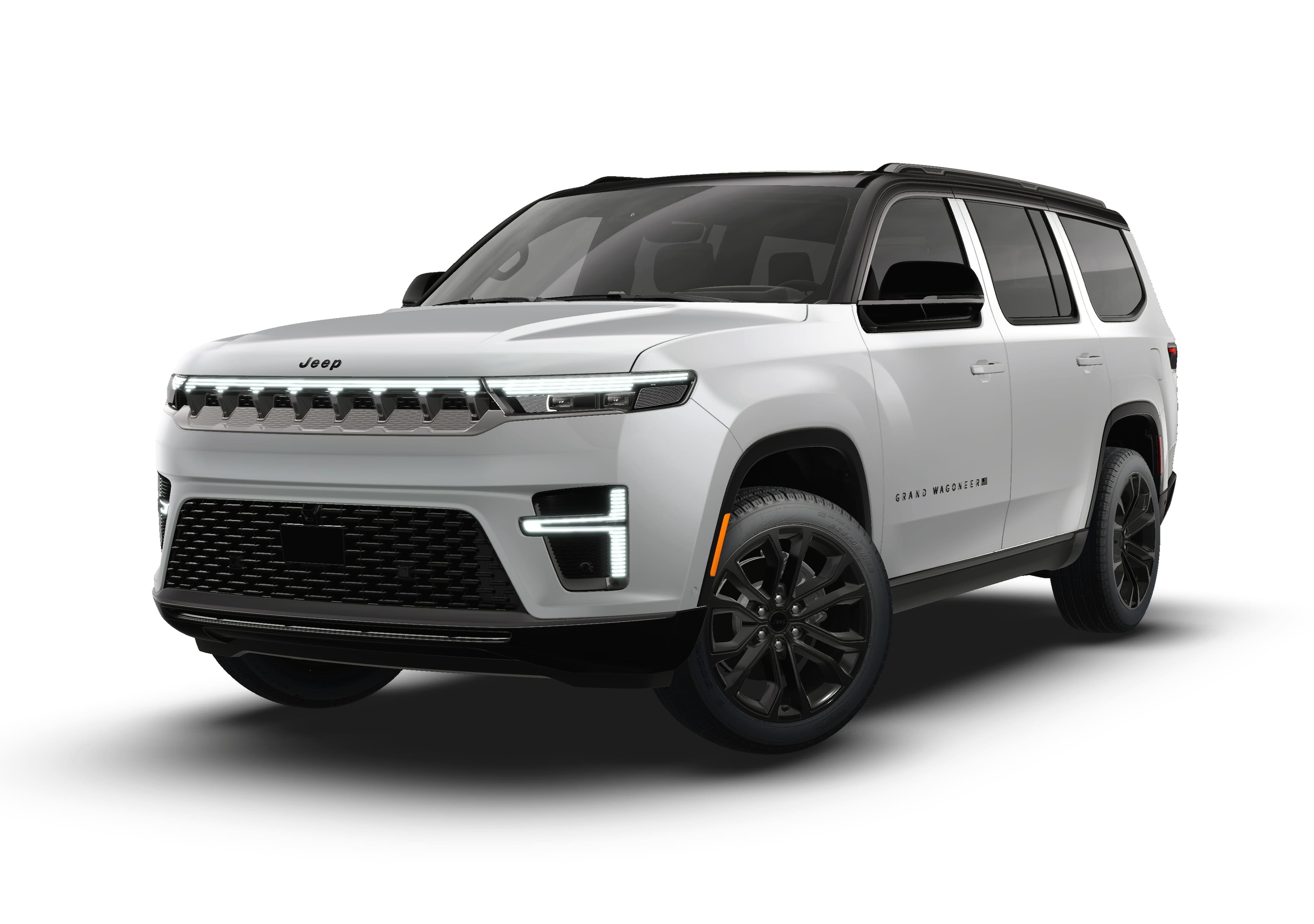 New 2026 Bright White Clear-Coat Exterior Paint Jeep Grand Wagoneer image 13