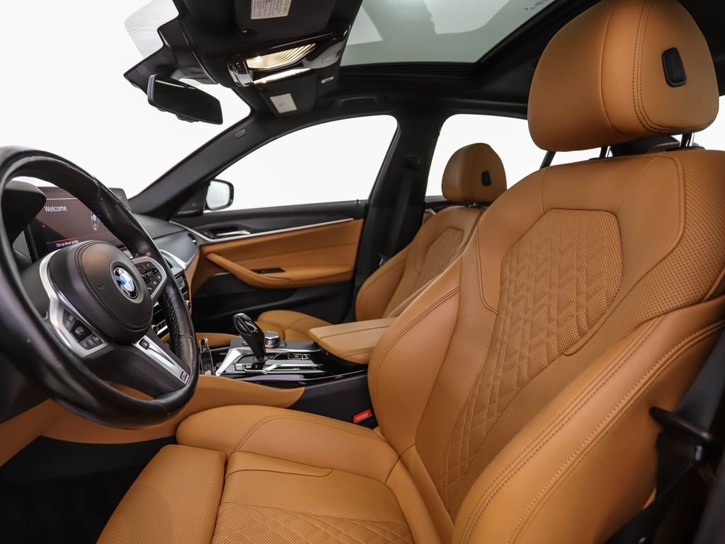 Certified Used 2023 Carbon Black Metallic BMW 530i xDrive image 11